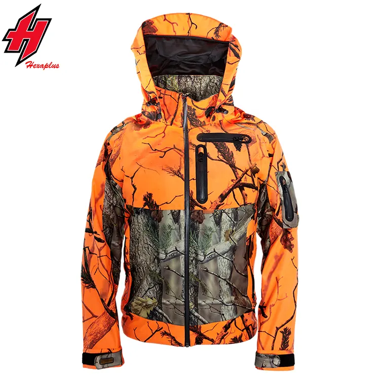Hunting Jacket With Game Pouch camo hunting jacket latest design For Sale hunting jacket winter