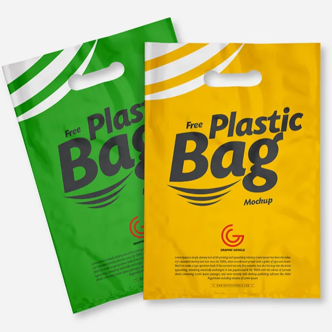 Mochila de nylon personalizada, mochila personalizada, corte, sacos de plástico impressos para bolsa de compras
