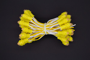 5mmLEDストリングライトシングルカラー50 Leds/ストリングDC12v 9mm ws2801rgb LEDピクセルライト - Product Image 5
