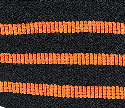 Noir/orange