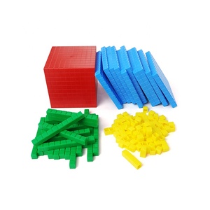 Yeni öğrenme araçları plastik taban on yapı taşları oyuncak seti cub için matematik çocuklar - Product Image 2
