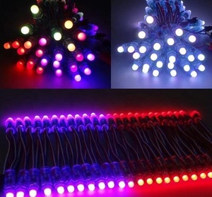 5V 12V decorazione per albero di natale impermeabile Ws2811 Ic indirizzabile Full Color 50 nodo/stringa DMX LED Pixel Light - Product Image 4