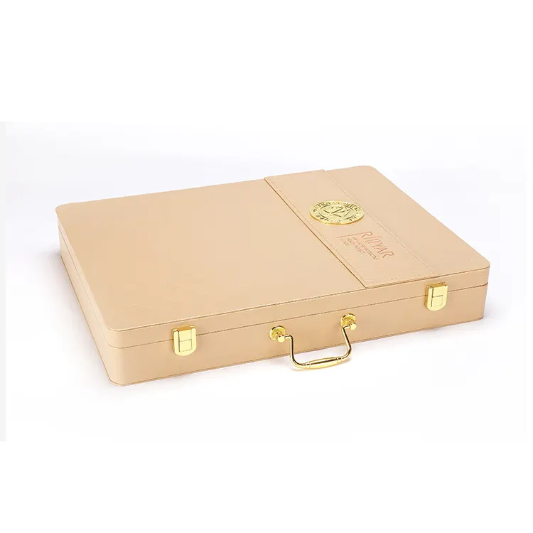 Luxury Cosmetic Gift Gold Box Cosmetic Essential Oil Box