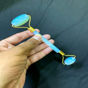 Opalite Massage Roller <strong>Top</strong> Selling Quartz Gemstone Super Quality Carved <strong>Jade</strong> Agate Beautiful Heart Natural Crystal