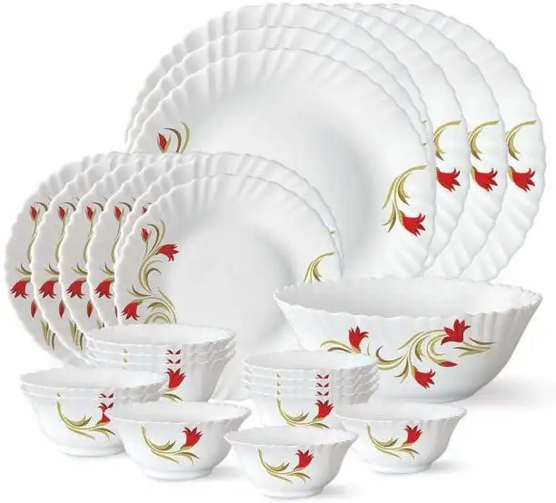 12 pièces vaisselle moderne ensemble de dîner en céramique mélamine et grès sont le meilleur matériau de bonne qualité au meilleur prix