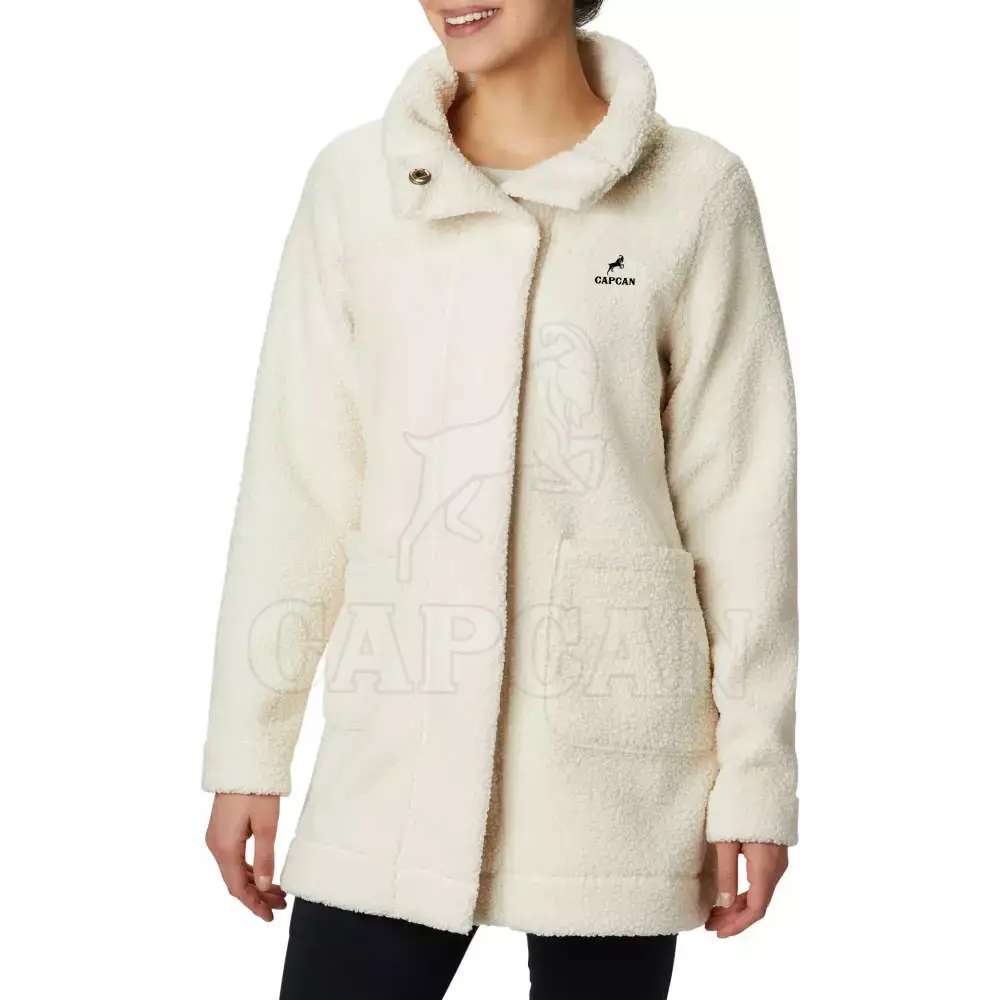 Abrigo de lana cálido para mujer, personalizado, OEM, para invierno, a la venta