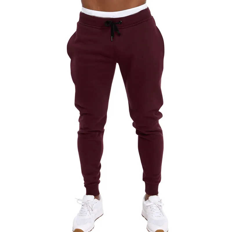 Spor pantolon erkek Jogger spor pantolon yeni moda boş kas erkek spor eğitim Joggers pace spor