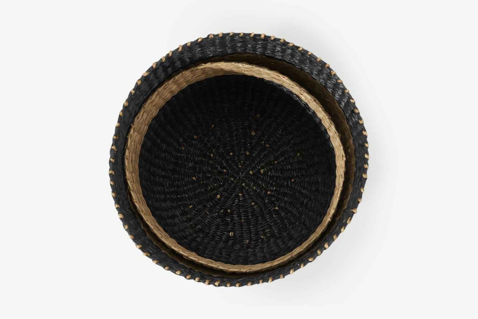 หญ้าทะเลธรรมชาติผสมสีดำ