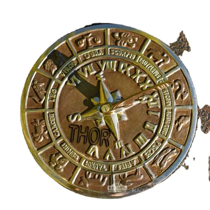 Nautical Antique Brass Garden Sundial Compass 8" Collectible Brass Compass Marine Gift
