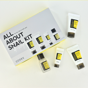 Korean Cosmetic All About Snail Kit <strong>4</strong>-step Korean <strong>Skin</strong> <strong>Care</strong> Snail Mucin Gift Set Repairing Recovering - Product Image 4
