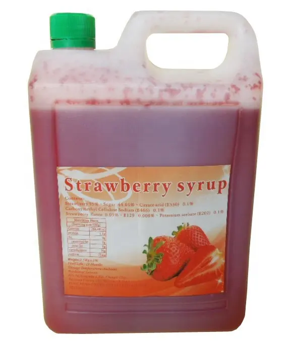 Strawberry syrup (grain) / concentrated fruit juice for Taiwan bubble tea