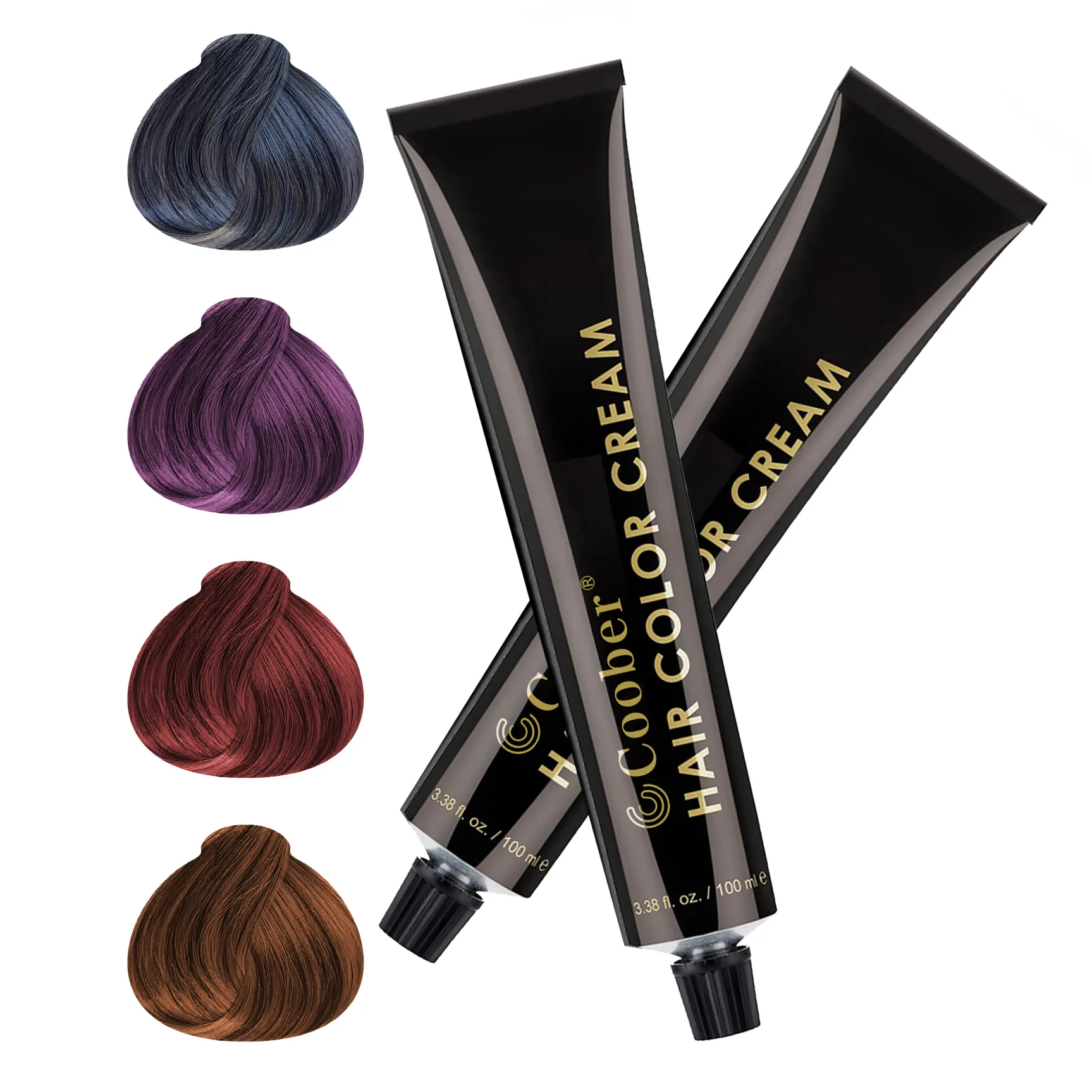OEM Krim Warna Rambut Grosir untuk Salon & Penggunaan Pribadi Produk Semipermanen Pewarna Rambut