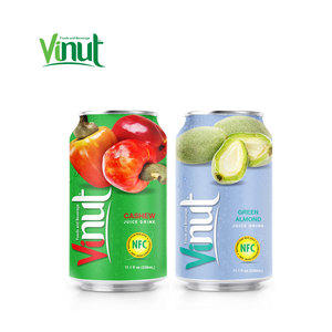 ベトナムからの330ml缶詰VINUTカシュー中古フルーツジュースドリンクODMサービス - Product Image 1