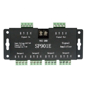 SP901E SPI sinyal amplifikatörü için WS2812B WS2811 WS2813 RGB LED şerit sinyal tekrarlayıcı adresli rüya renk bant DC5-24V - Product Image 4