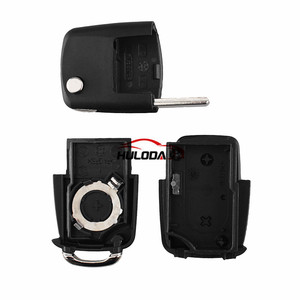 For <strong>VW</strong> 2 Button Remote <strong>Key</strong> Blank (the <strong>Key</strong> Head Connect Face Is Square) - Product Image 4