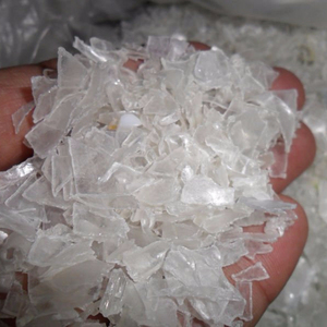 100% クリアリサイクルPETスクラップ/フレークホットウォッシュドホワイトプラスチック成形用途LDPEPP HDPE PVC PUを含む繊維 - Product Image 4