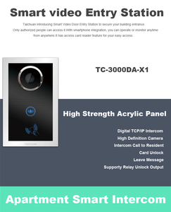 Tuya Smart IP Monitor mit kabel gebundener Bell Intercom Wasserdichtes Visio phone Inter phone Video Tür Tür Türklingel Intercom System - Product Image 6
