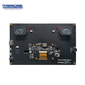 Monitor de toque ips de 10.1 polegadas 1024*600 ic gt9271hdmi, interface com alto-falantes estéreo