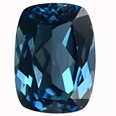 Pedra preciosa solta London Blue de alta qualidade com corte de almofada de 15x20mm Topaz Natural por atacado preço de fábrica | IGI |