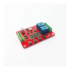 Taidacent DC12V24V36V multifunción relé temporizador Digital interruptor de relé de bajo nivel gatillo de auto-bloqueo temporización de ciclo de relé de retardo de - Product Image 5