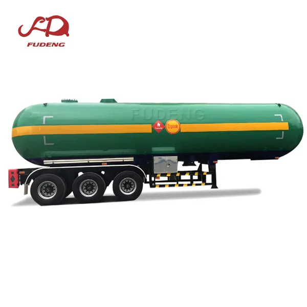 40 cbm để 60 cbm butadiene lpg tank trailer bán, 17 tấn để 30 tấn ammonia isobutan lpg tank trailer bán