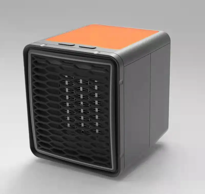 Calentador de espacio cuadrado compacto, calefactor portátil de calor puro con filtro incorporado