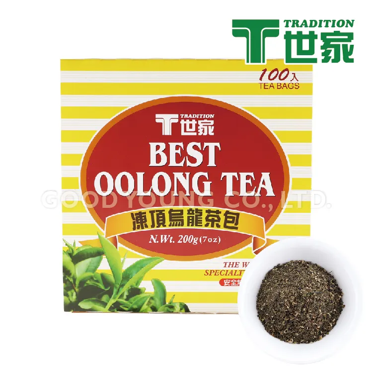 الجملة ISO RFA شهادة الحلال قسط تايوان الصيني الاسود تشا كيس شاي