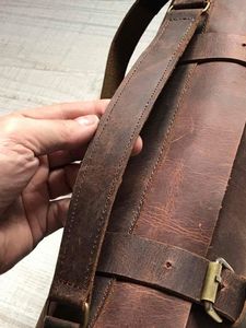 Premium Quality <strong>16</strong> Pockets Large Leather Knife Roll, Leather Chef <strong>Bag</strong>, <strong>Tool</strong> Roll - Product Image 4