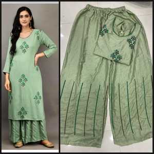 Most Beautiful Kurtis Ladies Cotton <strong>Febrics</strong> Women Latest Fashion Design Ready Wear Low Price with Palazzo Indian Dress Wholesale Apparel