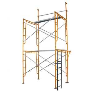 OEM Walk-Through H &amp; Ladder Frame <strong>Scaffolding</strong> - High-Quality,Versatile,<strong>Modular</strong>,Durable. Galvanized &amp; Adjustable. Q235/Q345 Steel - Product Image 1