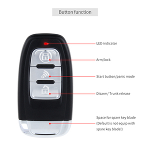 Auto <strong>Start</strong> Alarm Smart Engine <strong>Start</strong> Stop <strong>Push</strong> <strong>Button</strong> <strong>Start</strong> System Keyless Entry Remote Trunk Release Pke Keyless Entry - Product Image 3