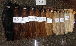 סיטונאי באיכות גבוהה בתפזורת שיער בתפזורת 8 ס "מ נמתח אורך כפול שיער אדם עבור הפאה