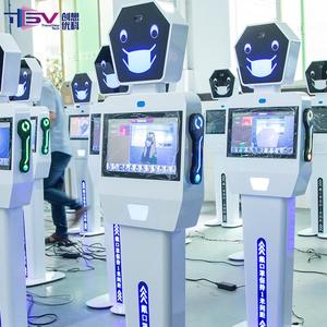 AI Advertising Display Service Robot <strong>Face</strong> <strong>Recognition</strong> Visitors Management Temperature Measure Reception Consultant Service Robot - Product Image 2