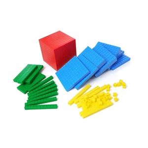 Yeni öğrenme araçları plastik taban on yapı taşları oyuncak seti cub için matematik çocuklar - Product Image 3