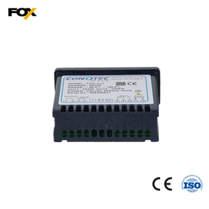 CONOTEC-controlador de temperatura Digital FOX-2C2, función de FOX-2C1 en el sensor de entrada CA(K), 2 relé de salida put1 (temperatura)/2 (alarma) - Product Image 4