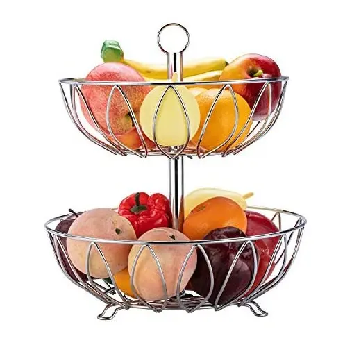 Cesto di frutta forma arrotondata stoviglie cremagliera frutta decorazione cucina per la casa Design moderno cesto di frutta di migliore qualità