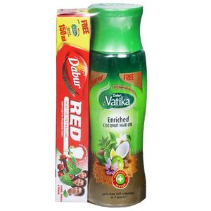 Vatika מועשר קוקוס שיער שמן