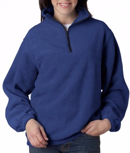 Customized 3/4 Zip <strong>Pullover</strong> Sweatshirt - Product Image 3