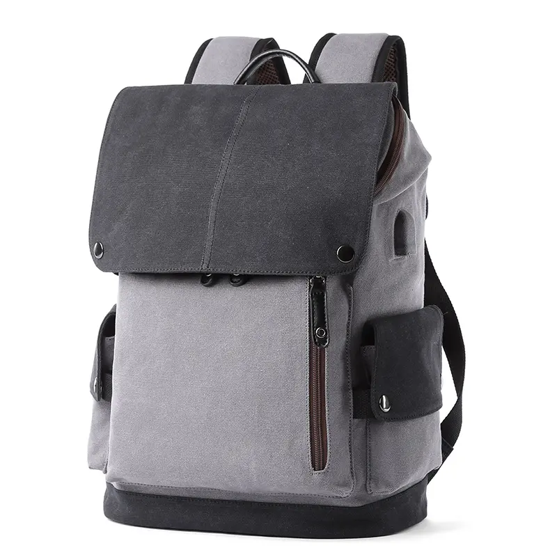 Best 2020 New Pu Leather Backpack College School Bags zaino da viaggio per uomo 2022 Fashion Backpack Laptop Bag
