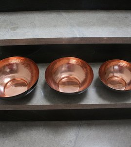 时尚厨具蘸碗家用酒店餐厅餐具汤盘水果碗供应铝黑色碗套装