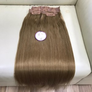 人的头发延伸头发长天然Ombre廉价直缝无缝发夹