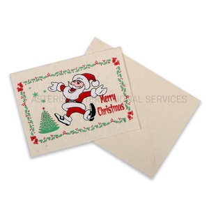 Nepal Handmade Greeting Paper <strong>Card</strong> - Made From Natural Lokta - 100% <strong>Real</strong> &amp; Pure- Stylish,Rugged !Highly Advanced TOP QUALITY - Product Image 3