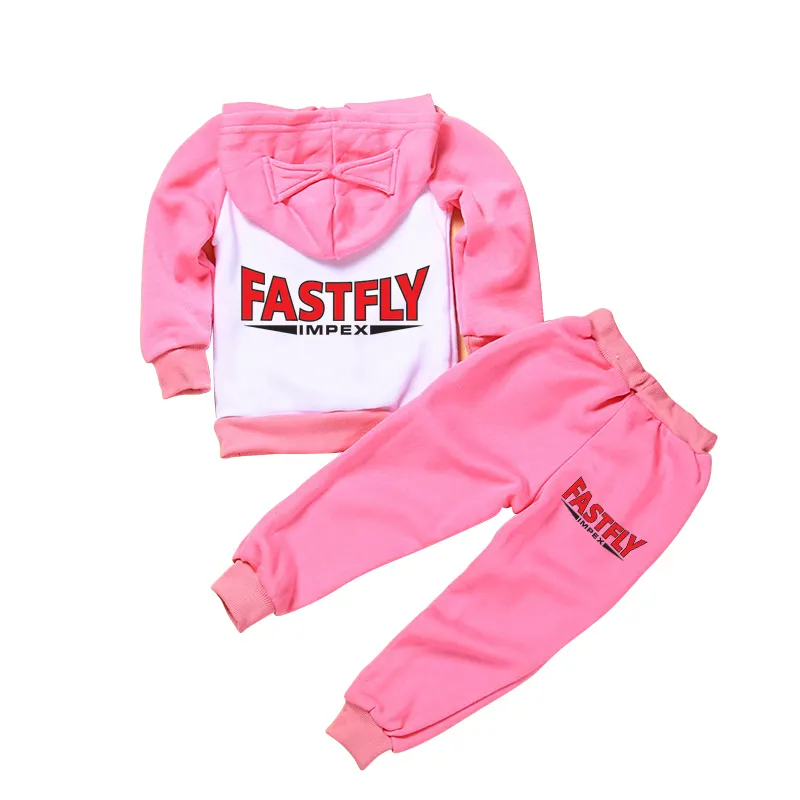 Conjunto de ropa deportiva para niños pequeños, chándal de moda, traje de sudor con capucha y pantalones para correr