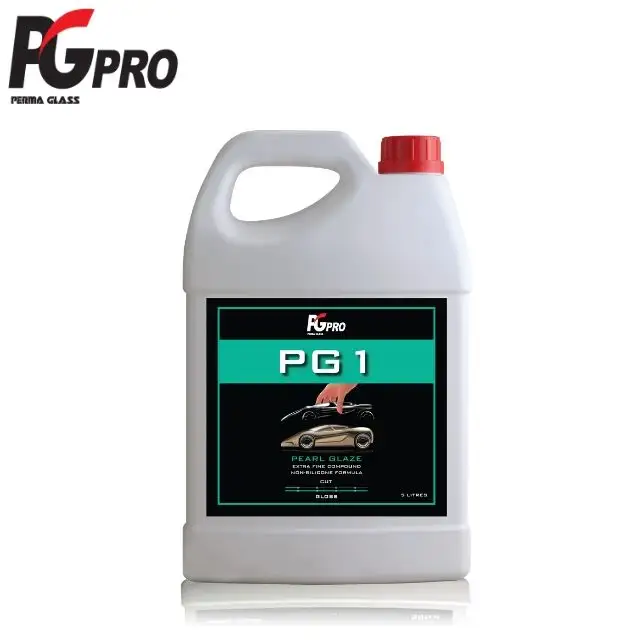 Prezzi all'ingrosso PG Pro perla smalto smalto composto da sfregamento 5L prodotti per la cura dell'auto di alta qualità colore bianco naturale pronto Stock