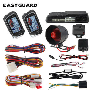 2 Way Big 1.73 Inch <strong>LCD</strong> Pager <strong>Display</strong> Auto Start <strong>Timer</strong> Start Stop Shock Warning Car Alarm System - Product Image 1