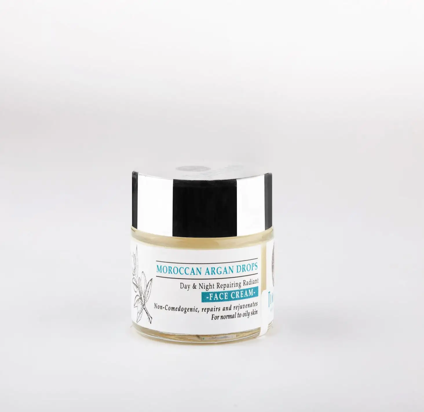 Prodotti cosmetici ayurvedici benefici di gocce di Argan con peonia crema per il viso biologica per la cura della pelle grassa giovane crema idratante