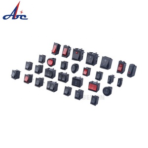 RS404 6A 250 V mini 3 yollu kırmızı ışık güç aracı on/off anahtarı KAYNAK MAKINESİ rocker anahtarı t85 - Product Image 4