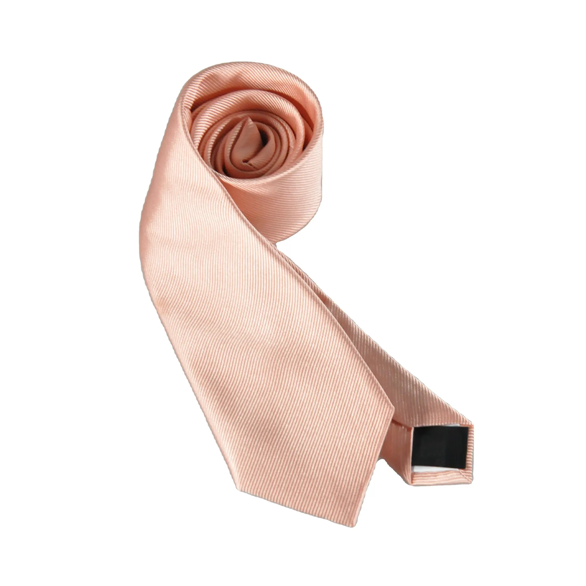 Neuankömmling Neuestes Design Orange klassische Seiden krawatte Männer benutzer definierte Logo-Typ Custom ized