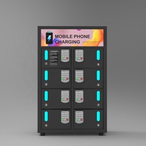 Klasik 8 Bay Pin kodu hızlı şarj kamu cep telefon şarj dolabı PL-L08A-Y2 Y2Power cep telefonu şarj cihazı restoran için - Product Image 4