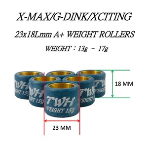 TWH XMAX300 Elite300摩托车23x18mm A + 变速器重量滚轮